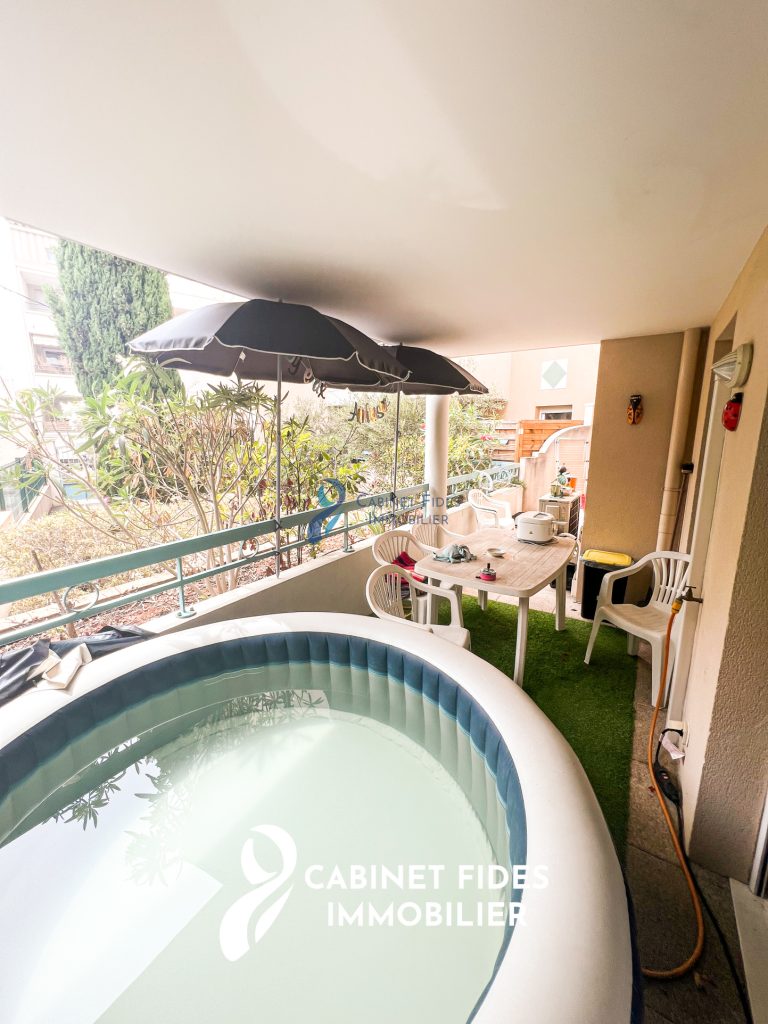 T3 avec terrasse, jardin et garage entre Porte Marine et Tam