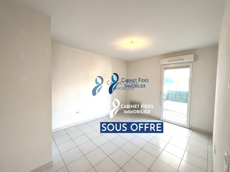Appartement T2 avec place de parking privative au sous sol