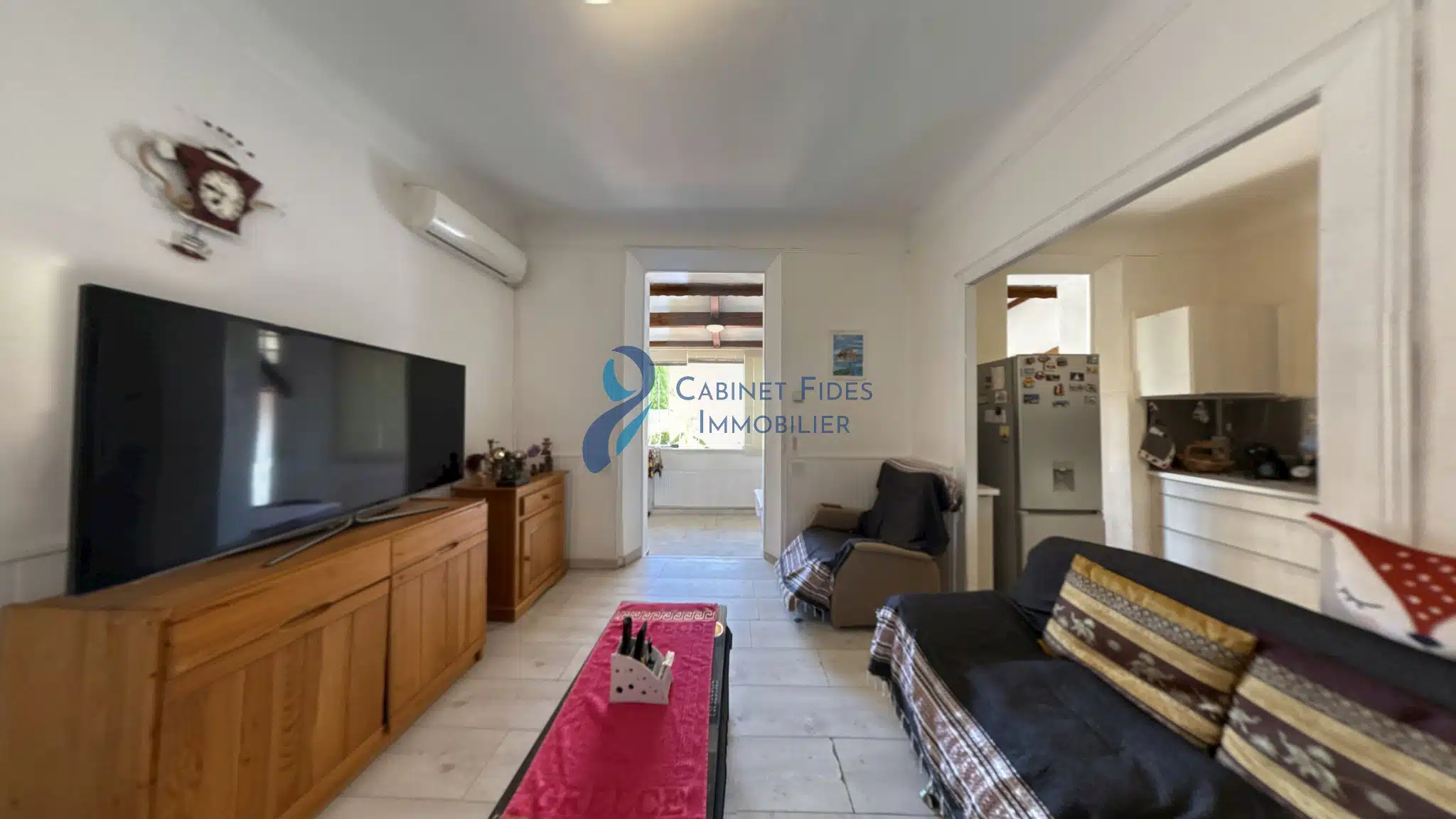 Maison de Ville 64 m2 avec Cour & Véranda   Viager Occupé (B