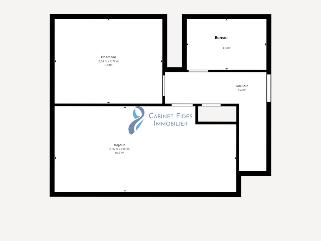 Charmant T2 lumineux   40 m2   Balcon   Quartier central La