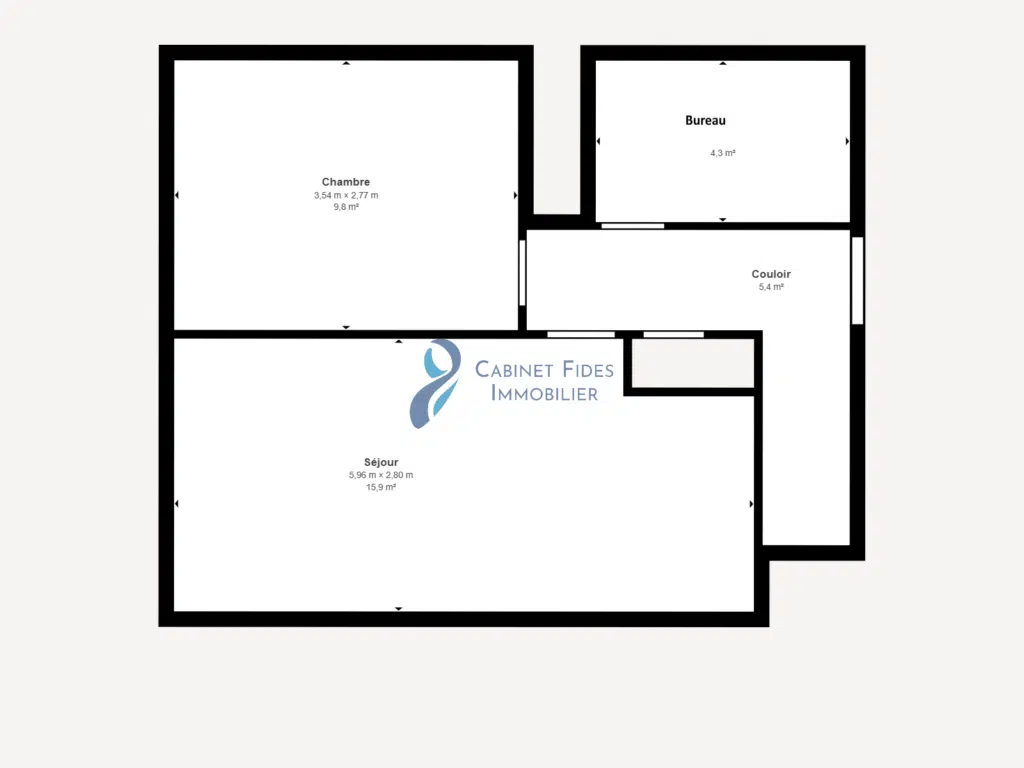 Charmant T2 lumineux   40 m2   Balcon   Quartier central La