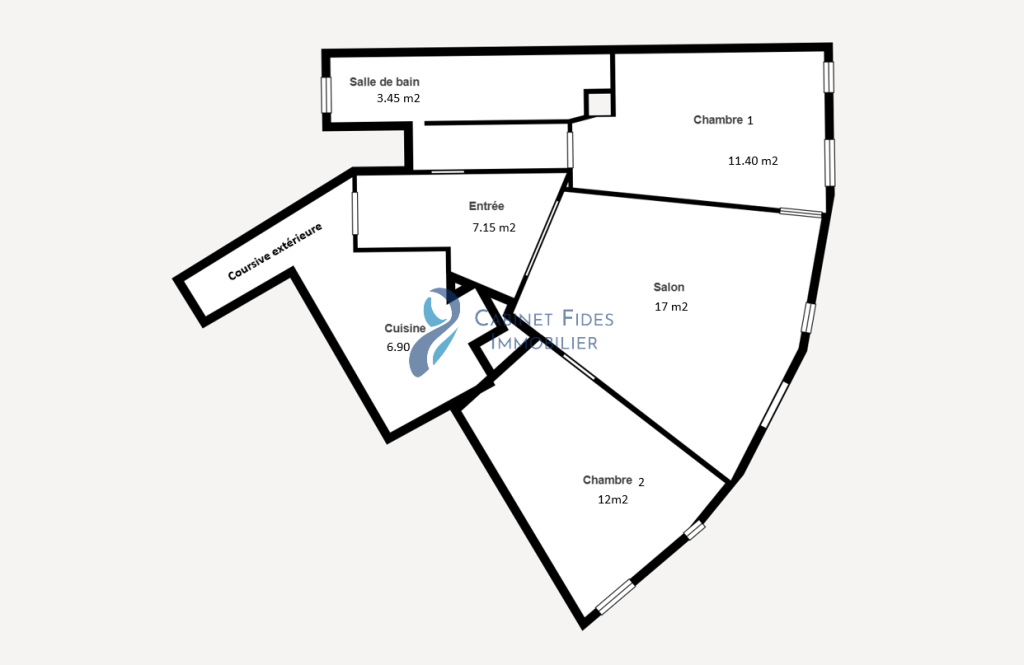 EXCLUSIVITÉ   Appartement Type 3 à rénover   Dernier étage a